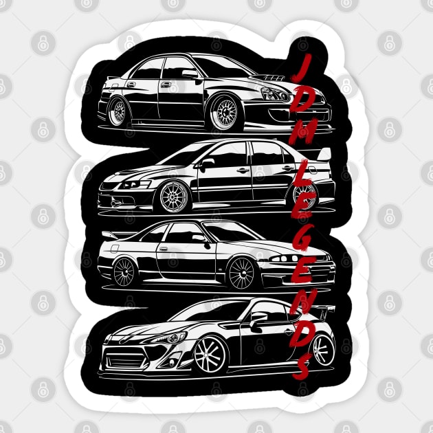 JDM Legends Sticker by Markaryan